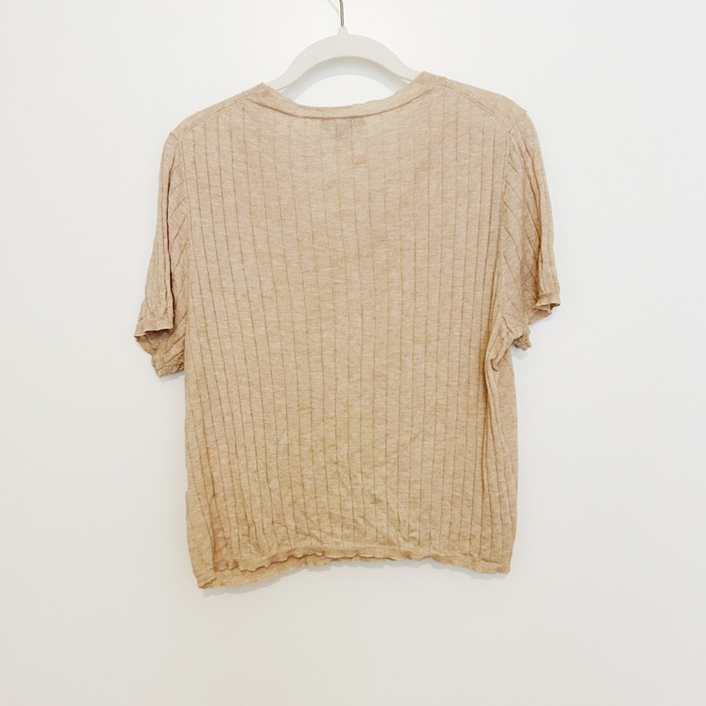 J. Crew Silk Blend Short Sleeve Sweater - Picture 4 of 6